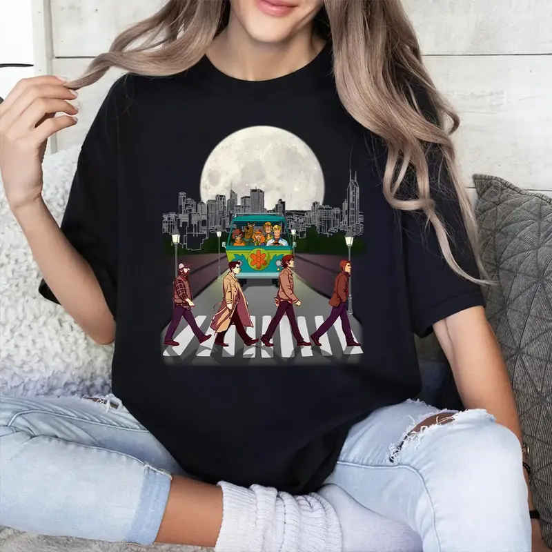 Supernatural T Shirt, Supernatural Vintage T Shirt, Gift For Woman and Man Unisex T-Shirt Sweatshirt Hoodie Casual Cotton