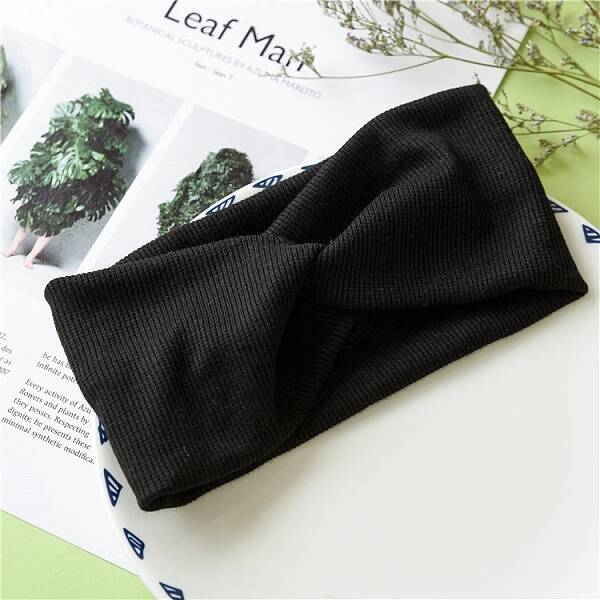 Solid Color Wide Cloth Headbands