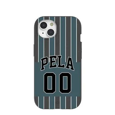 Black Soccer Jersey iPhone 15 Case