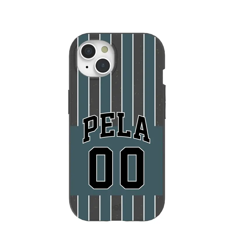 Black Soccer Jersey iPhone 15 Case