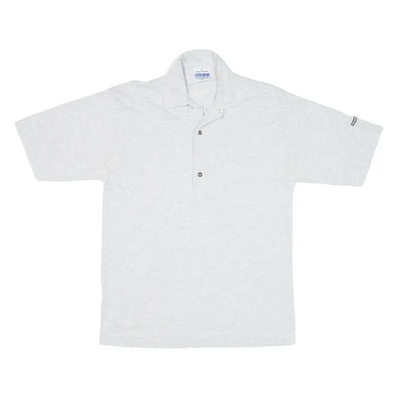 REEBOK Mens Polo Shirt Grey M