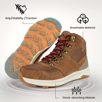 【Made in CN] CC-Los Hiking Boots Women Lightweight Trekking & Hiking Shoes for Ladies Size 5.5-10