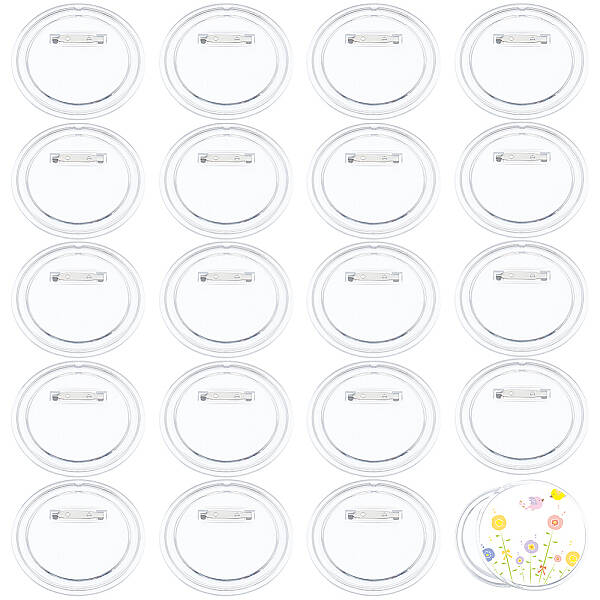 Acrylic Button Pin Badge