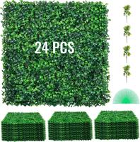 VEVOR Artificial Boxwood Panels 24 PCS 20\