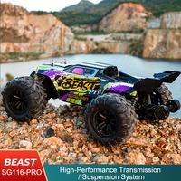 RC Car for Adults, 1:16 Scale All Terrain Fast Car,High Speed Fast Up to 37 MPH Remote Control Off-Road RC Car，4WD， Water...