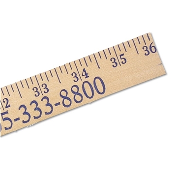 250 Customized Heavy-Duty Yardsticks - Natural Finish