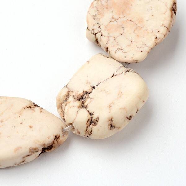 Nuggets Natural Magnesite Beads Strands