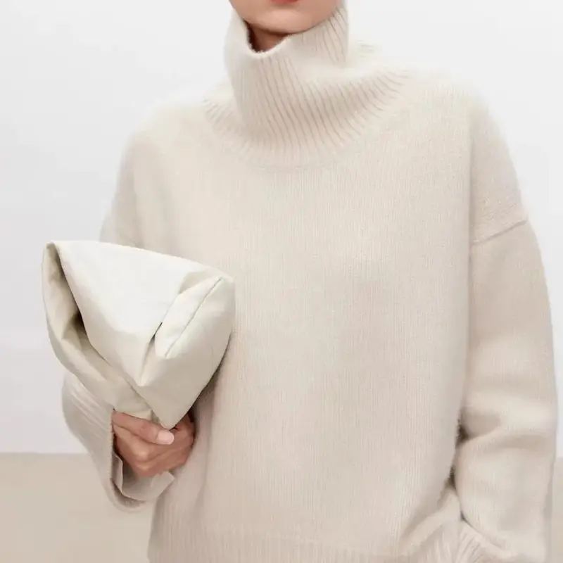 Valora Cashmere High-Neck Sweater