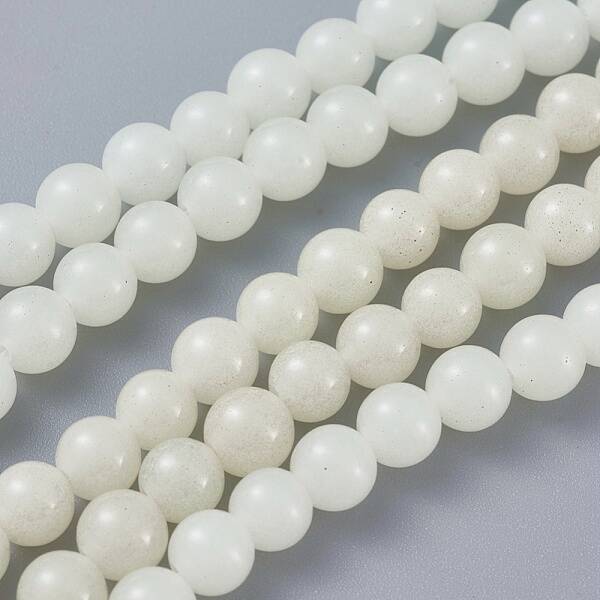 Synthetic Luminous Stone Beads Strands
