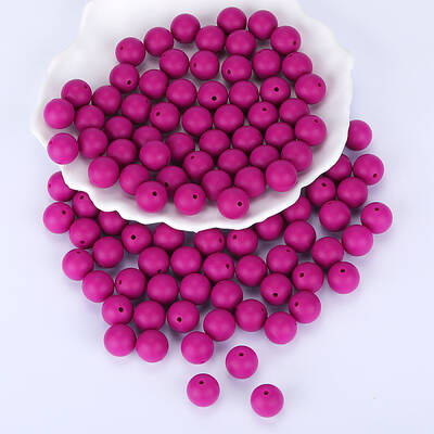 Round Silicone Focal Beads