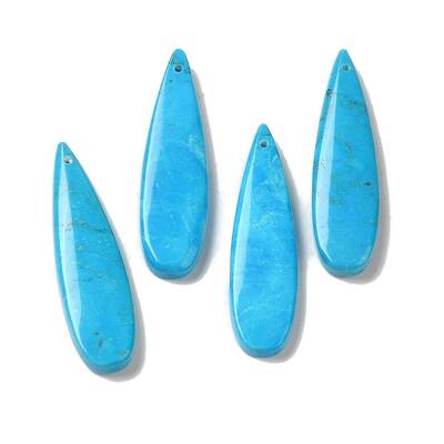 Natural Turquoise Dyed Pendants