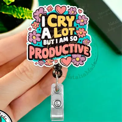So Productive Retractable Badge Reel