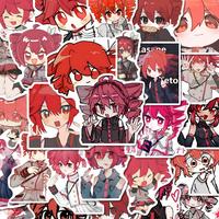 Anime Character Pattern Sticker, 64pcs/set Waterproof Self Adhesive Decor Paper, Decor Sticker for Gift Greeting Card Water B...