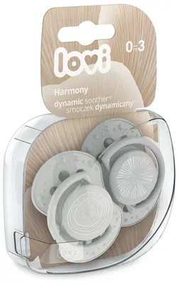 LOVI Harmony 0-3m pacifier 2 pieces