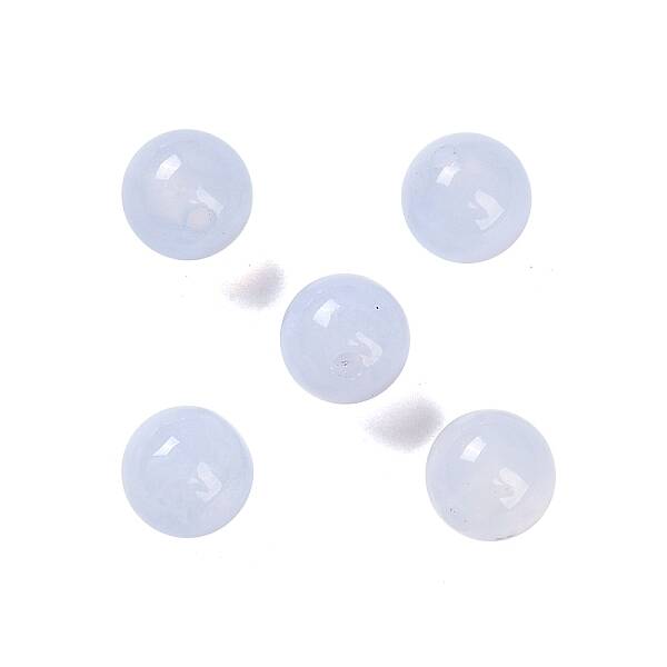 Natural Blue Lace Agate Beads