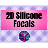 2D Focal for beadable pens, keychains and other DIY focal pen