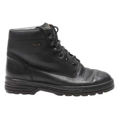 MEPHISTO Lace-Up Boots Black Leather Womens UK 6