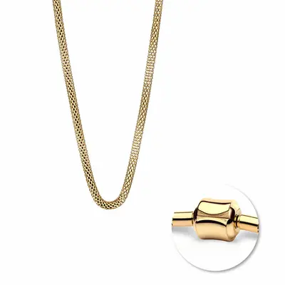 Bering Arctic Symphony Bold Gold Plated Chain 423-20-450 - Length: 45 cm
