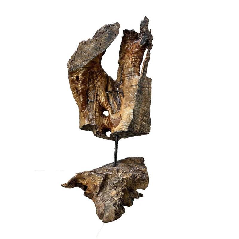 Wood Statue Art Hand carved statue Wood Sculpture Abstract Wood Figurine Statue Wood Carving Sculpture Desktop Table ornament...