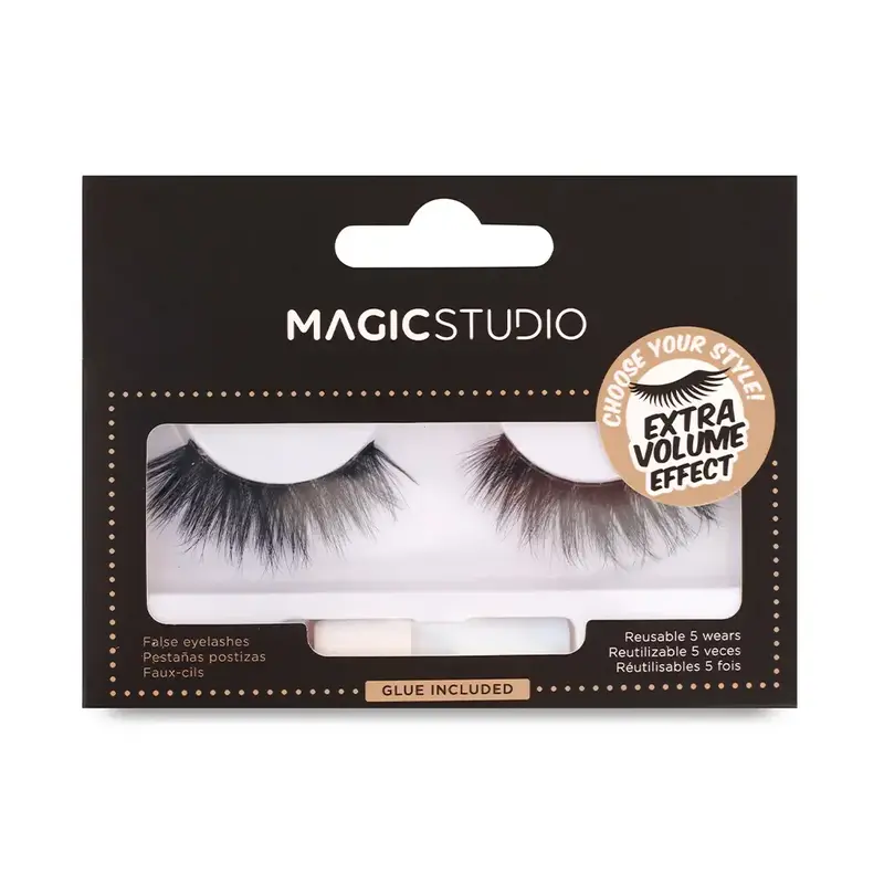 Magic Studio Powerful Cosmetics Vegan Extra Volume Effect false eyelashes 1 U