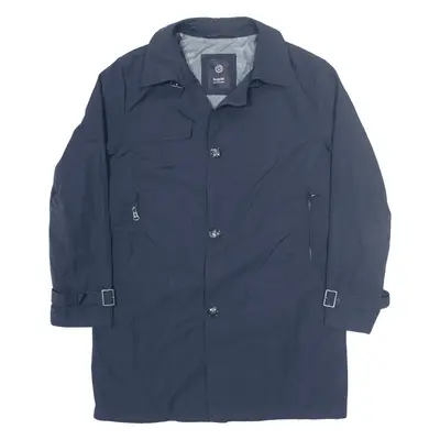 BUGATTI Trench Jacket Blue Mens L