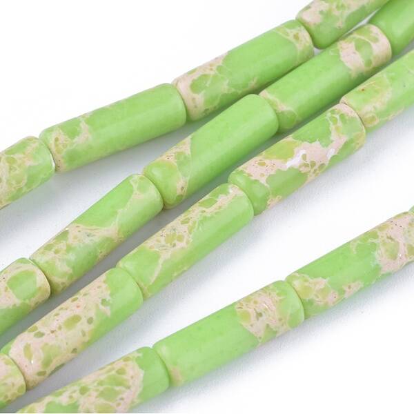 Synthetic Imperial Jasper Beads Strands