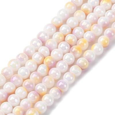 Pearlized Handmade Lampwork Beads Strands