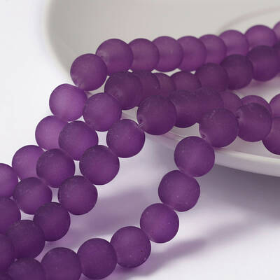 Transparent Glass Bead Strands