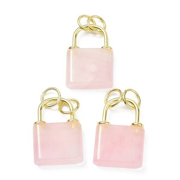 Natural Rose Quartz Pendants