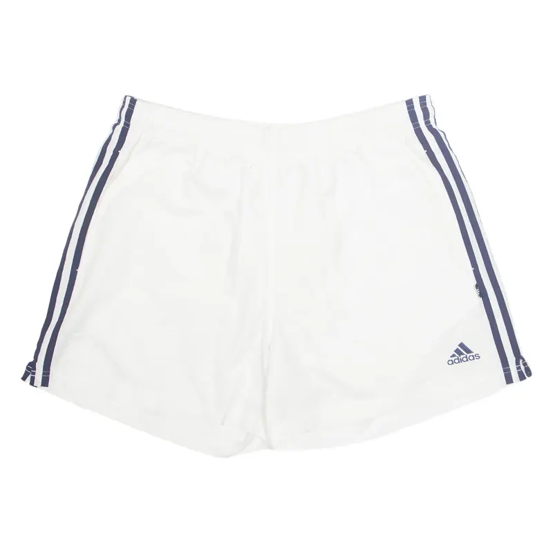 ADIDAS Mens Sports Shorts White L W35