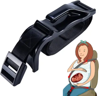 Seat Adjuster Adapter Hook, Prevent The Abdomen from Stress, Suitable for Pregnant Women Pregnancy seat Cover Adjuster
