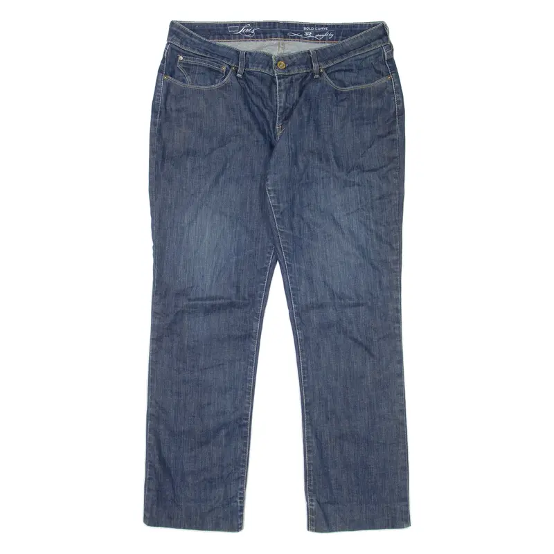 LEVI'S Womens Jeans Blue Regular Straight W32 L29