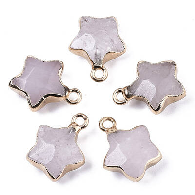 Natural Quartz Crystal Pendants