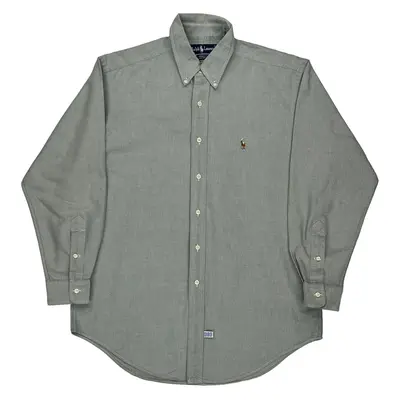 Yarmouth Ralph Lauren Shirt - Small Grey Cotton