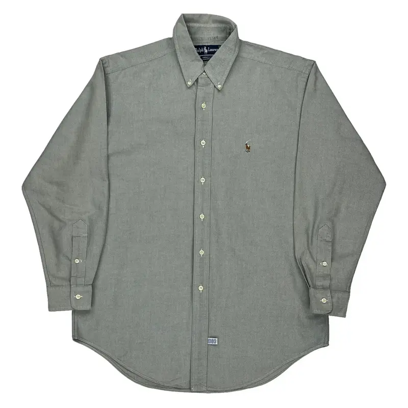 Yarmouth Ralph Lauren Shirt - Small Grey Cotton