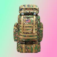 Prepper Bags, 80L Big Forest Bugout Bags, 600D Oxford Fabric Go Bag, SpringTok Waterproof and Breathable Travel Backpack, Spe...