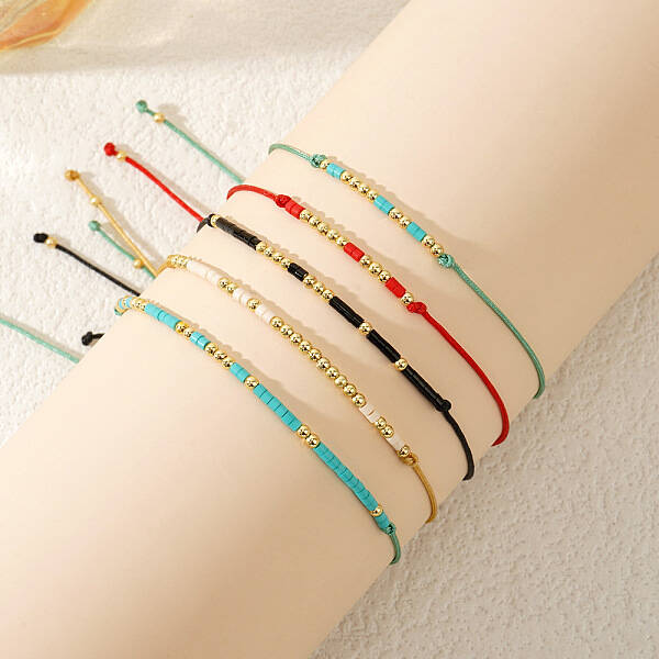 Glass Bead Bracelet Sets for Women