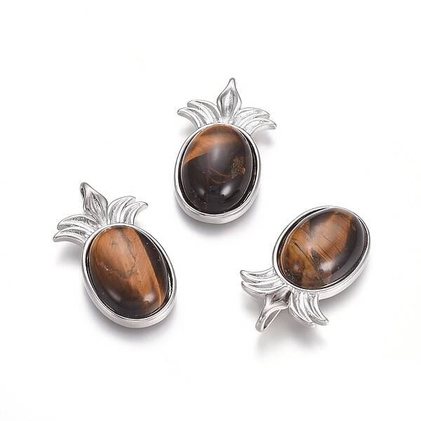 Natural Tiger Eye Pendants