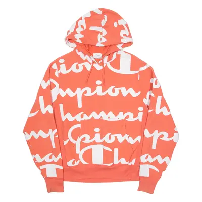 CHAMPION REVERSE WEAVE Womens Pink Hoodie M
