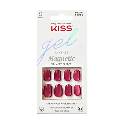 Kiss Unghie In Gel Gel Fantasy Magnetic (Set Us Free) 28 Pezzi