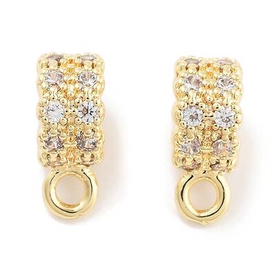 Brass with Cubic Zirconia Pendants