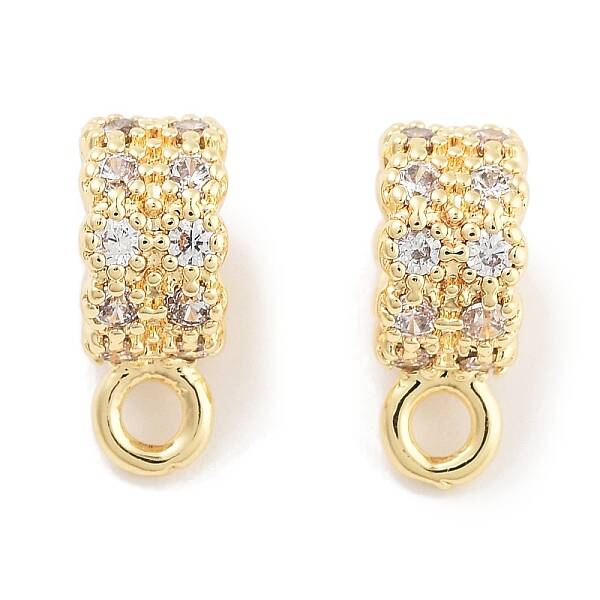 Brass with Cubic Zirconia Pendants