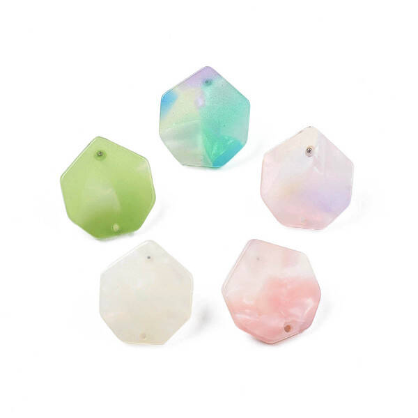 Cellulose Acetate(Resin) Stud Earring Findings
