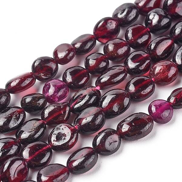 Natural Garnet Beads Strands
