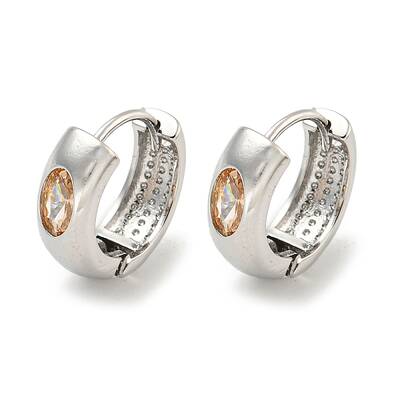 Brass with Cubic Zirconia Earrings