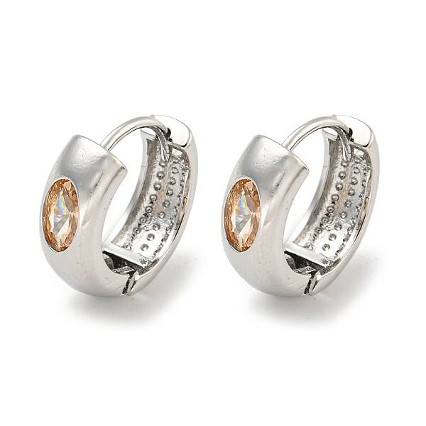 Brass with Cubic Zirconia Earrings
