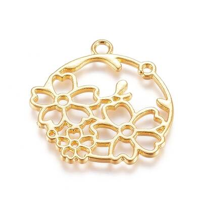 Zinc Alloy Open Back Bezel Pendants
