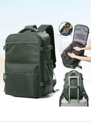 Large Capacity Vacuum Compression Backpack, Business Multifunctional Computer Bag, Traveler Essentials Backpack