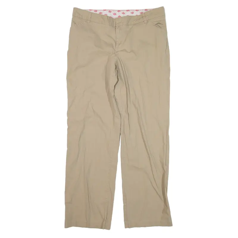 DICKIES Workwear Trousers Beige Regular Straight Womens W36 L31