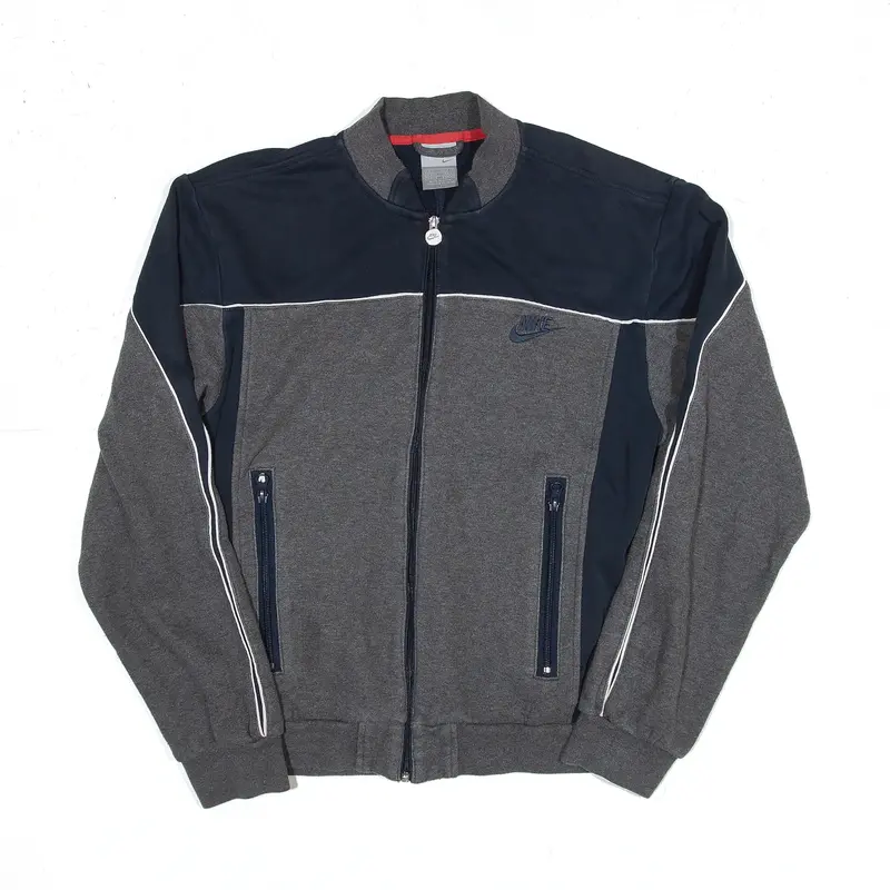 NIKE Sports Grey Track Jacket Womens S